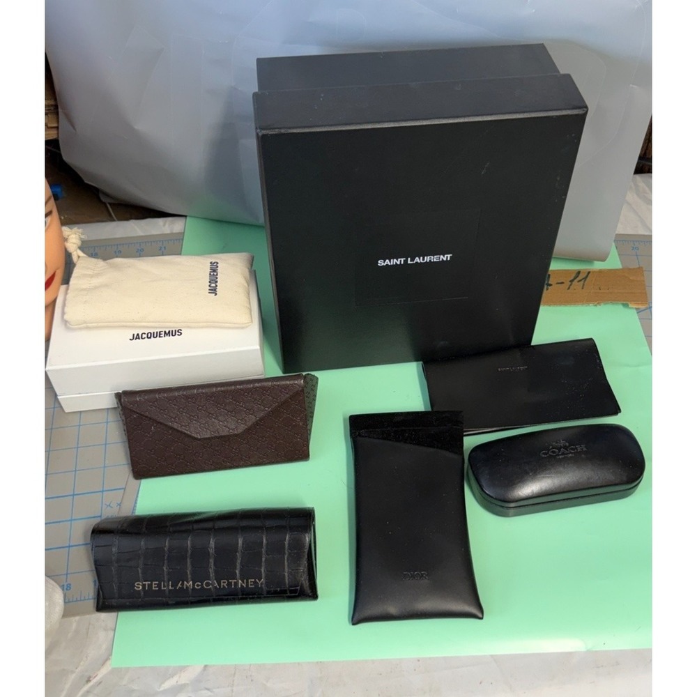 Designer Accessory Cases‎ Lot -Saint Laurent, Gucci, Coach, Dior, Stella McCartn